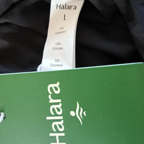 LARGE. HALARA HENLEY LONG SLEEVED MAXI DRESS - Picture 8 of 9